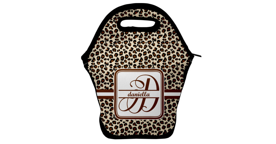 neoprene cheetah tote