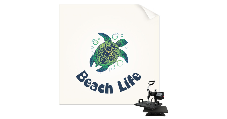 Custom Sea Turtles Sublimation Transfer - Pocket (Personalized ...