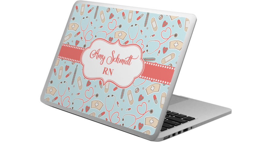 Custom Nurse Laptop Skin - Custom Sized (Personalized) | YouCustomizeIt