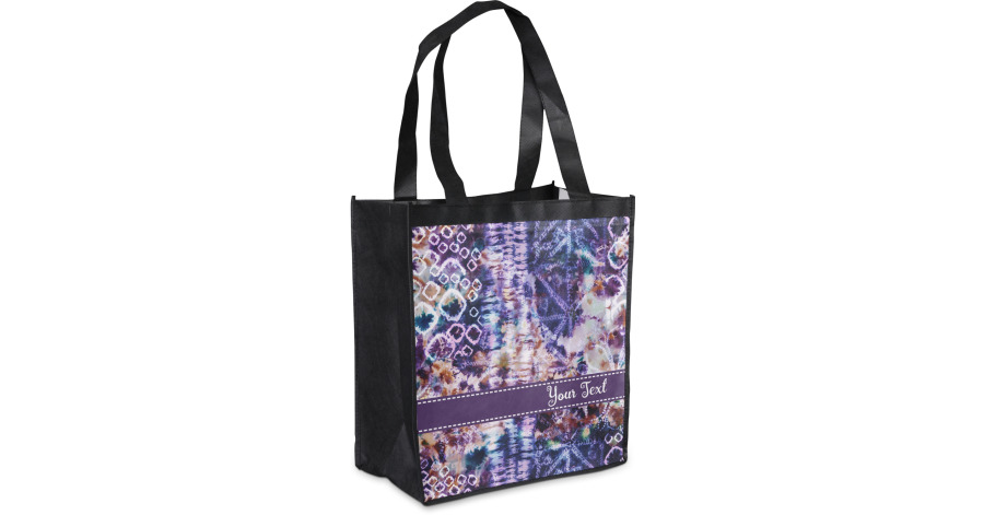 Custom Tie Dye Grocery Bag Personalized Youcustomizeit