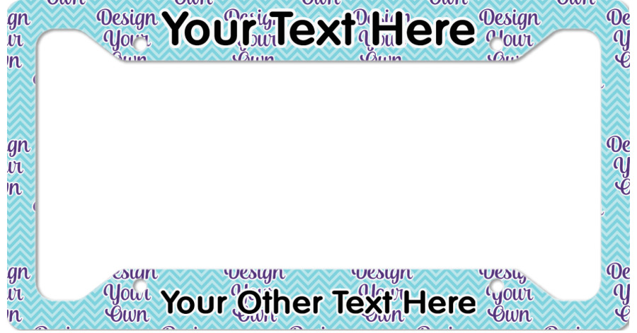 design-your-own-license-plate-frame-style-a-youcustomizeit