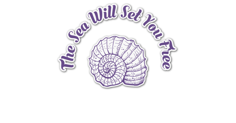 Custom Sea Shells Graphic Decal Custom Sizes Personalized Youcustomizeit 2701