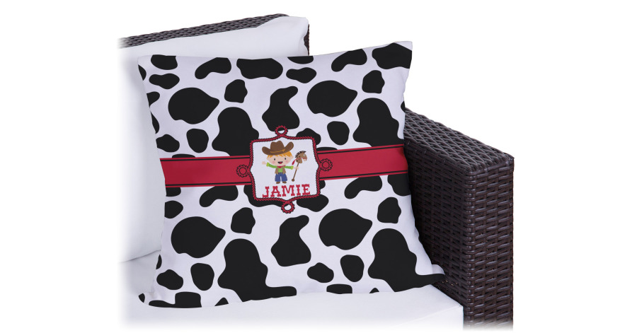 cowprint pillow