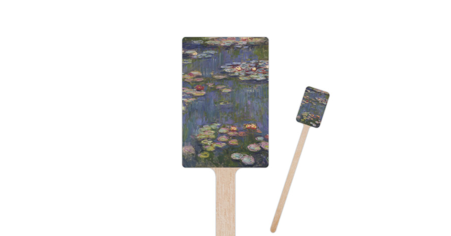 Custom Water Lilies By Claude Monet Rectangle Wooden Stir Sticks Youcustomizeit 
