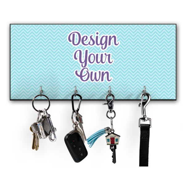 Custom Design Your Own Key Hanger w/ 4 Hooks