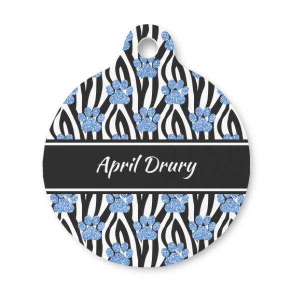 Custom Design Your Own Round Pet ID Tag - Small