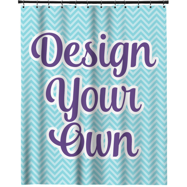 Custom Design Your Own Extra Long Shower Curtain - 70" x 83"