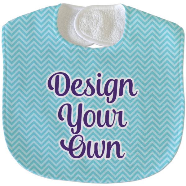 Custom Design Your Own Velour Baby Bib