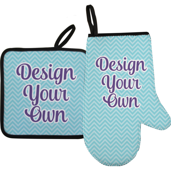 Custom Design Your Own Oven Mitt & Pot Holder Set