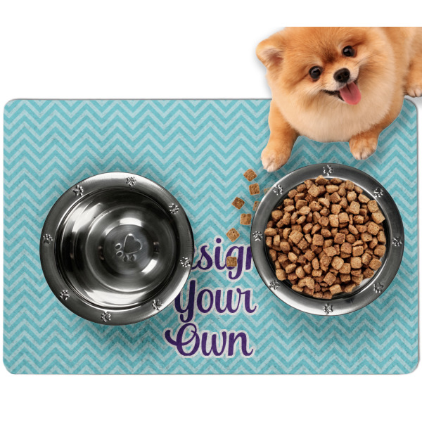 Custom Design Your Own Dog Food Mat - Small