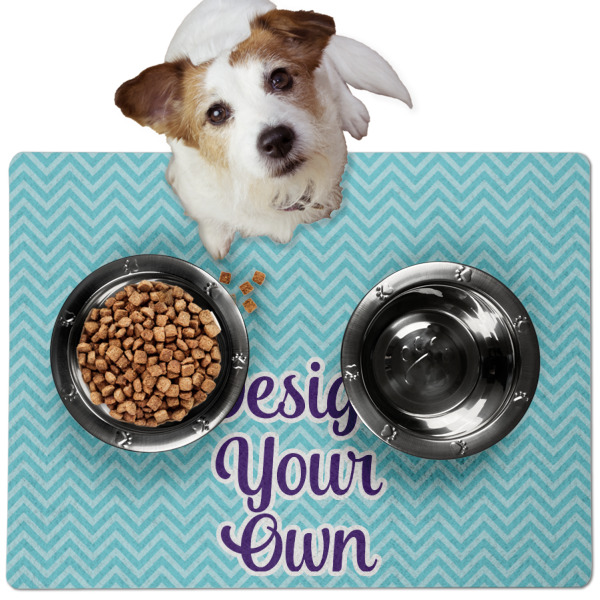 Custom Design Your Own Dog Food Mat - Medium