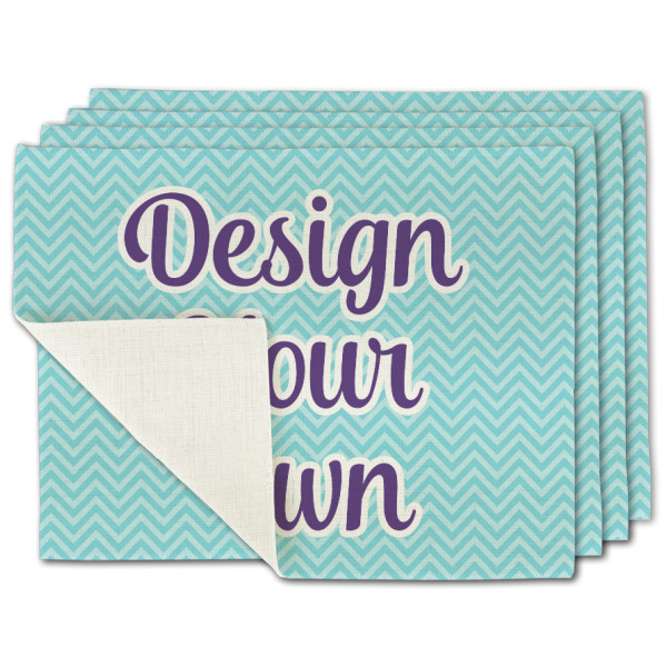 Custom Design Your Own Single-Sided Linen Placemat - Set of 4