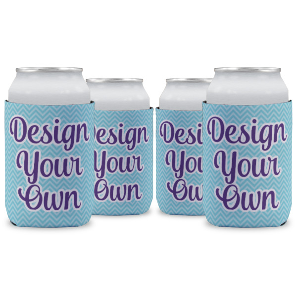 Custom Design Your Own Can Cooler - 12 oz - Set of 4