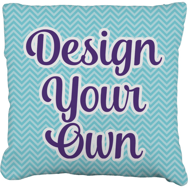 Custom Design Your Own Faux-Linen Throw Pillow 20"