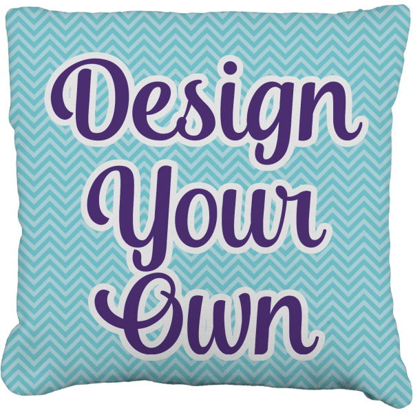 Custom Design Your Own Faux-Linen Throw Pillow 26"