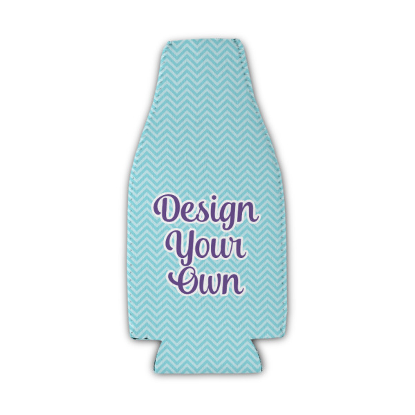 Custom Design Your Own Zipper Bottle Cooler - Single