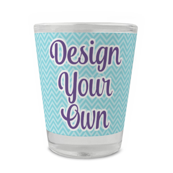 Custom Design Your Own Glass Shot Glass - 1.5 oz - Single