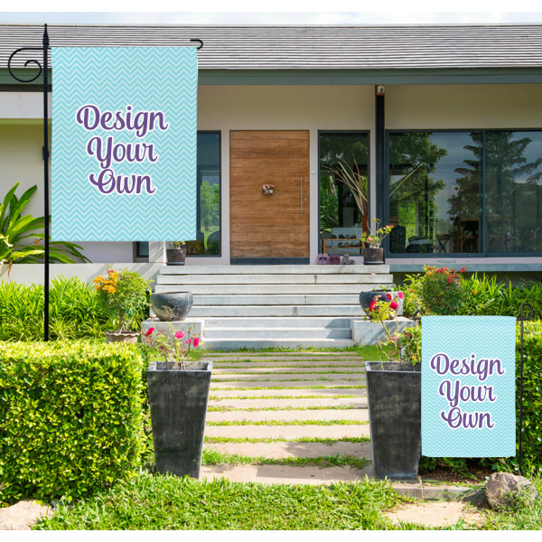 Custom Design Your Own Garden Flag - Large - Single-Sided