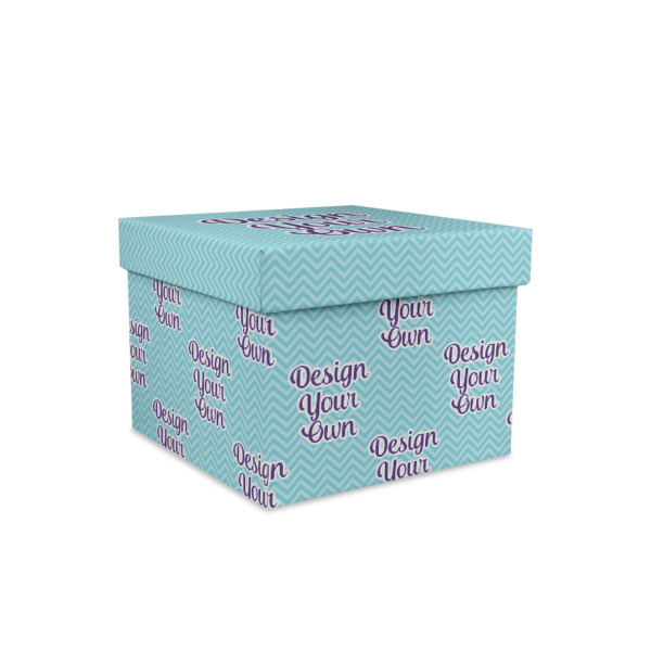 Custom Design Your Own Gift Box with Lid - Canvas Wrapped - Small