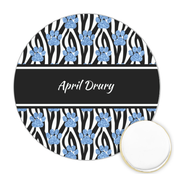 Custom Design Your Own Printed Cookie Topper - Round