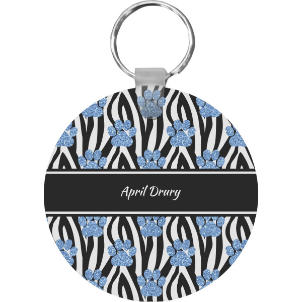 Custom Design Your Own Round Plastic Keychain