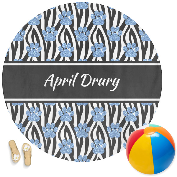 Custom Design Your Own Round Beach Towel