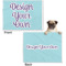 Custom Design - Microfleece Dog Blanket - Regular - Front & Back