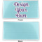 Custom Design - Vinyl Check Book Cover - Front and Back