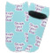 Custom Design - Adult Ankle Socks - Single Pair - Front and Back