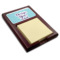 Custom Design - Red Mahogany Sticky Note Holder - Angle