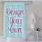 Custom Design - Shower Curtain - 70"x83" - Lifestyle