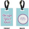 Custom Design - Rectangle Luggage Tag (Front + Back)