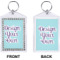 Custom Design - Bling Keychain (Front + Back)