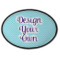 Custom Design - Iron On Patch - Oval - Front