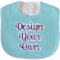 Custom Design - New Baby Bib - Closed and Folded