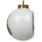 Custom Design - Ceramic Christmas Ornament - Xmas Tree (Side View)