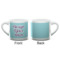 Custom Design - Double Shot Espresso Cup - Single - Front & Back