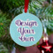 Custom Design - Metal Ball Ornament - Lifestyle