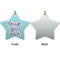 Custom Design - Ceramic Flat Ornament - Star Front & Back (APPROVAL)