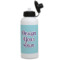 Custom Design - Aluminum Water Bottle - White Front