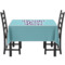 Custom Design - Rectangular Tablecloths - Side View