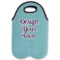 Custom Design - Double Wine Tote - Flat