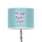 Custom Design - 8" Drum Lampshade - ON STAND (Poly Film)