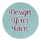 Custom Design - Round Linen Placemats - FRONT (Double Sided)