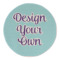 Custom Design - Round Linen Placemats - FRONT (Single Sided)