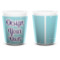 Custom Design - Ceramic Shot Glass - White - Front & Back