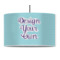 Custom Design - 12" Drum Lampshade - PENDANT (Fabric)