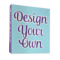 Custom Design - 3 Ring Binders - Full Wrap - 1" - Front