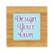 Custom Design - Bamboo Trivet with 6" Tile - FRONT