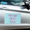 Custom Design - Large Rectangle Car Magnets- In Context